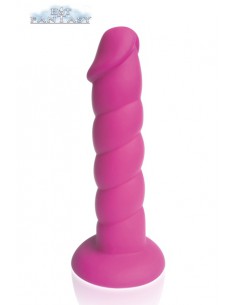 Godemichet à ventouse en Silicone Rowan M violet
