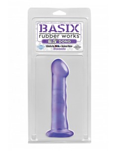 Godemichet à ventouse en Caoutchouc Basix violet 2