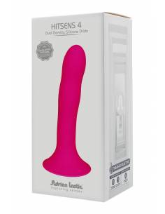 Godemichet double densité Hitsens 4 fuschia 17.5cm 2