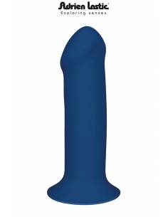 Godemichet double densité Hitsens 1 bleu 17.5cm
