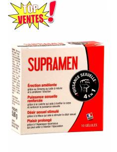 Le N°1 - Aphrodisiaque homme 4 en 1 SUPRAMEN 10 gélules