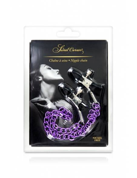 Chaîne et pinces à Seins Sweet Caress Boite