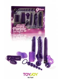 Coffret de 9 sextoys Mega Purple