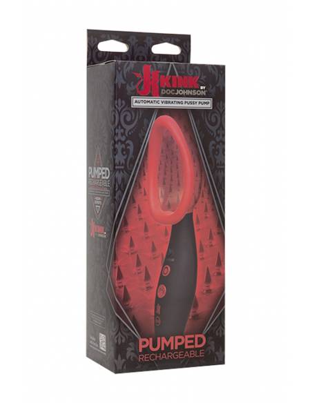 Pompe à vagin automatique rechargeable vibrante et aspirante et sa boite