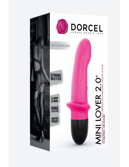 Vibromasseur rechargeable Mini Lover rose 2.0 boite