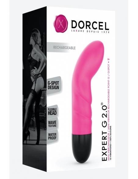 boite du Mini vibromasseur rechargeable Expert G 2.0