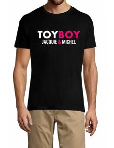 T-shirt toy boy jacquie et michel porté
