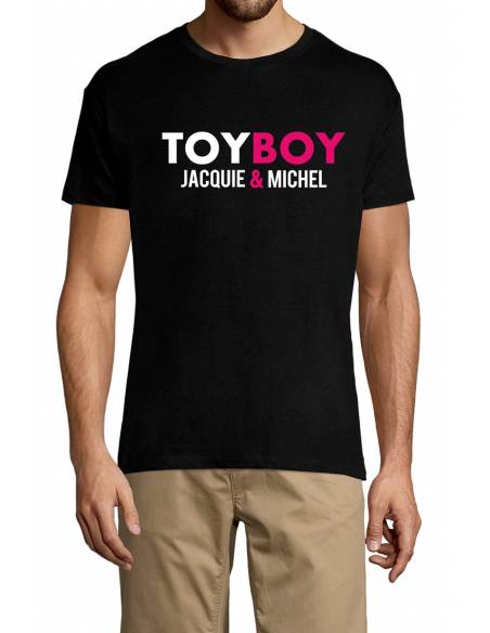 T-shirt toy boy jacquie et michel porté