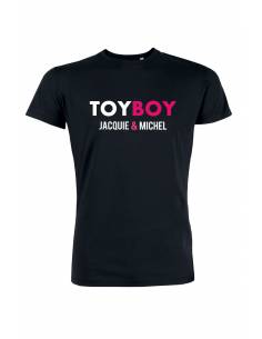 T-shirt toy boy jacquie et michel porté 2
