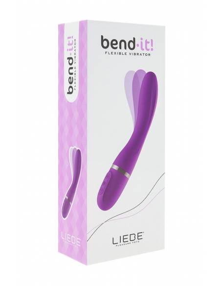 Vibromasseur flexible LIEBE Bend It violet boite
