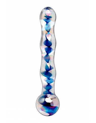 Godemichet en verre de borosilicate Icicles n° 08