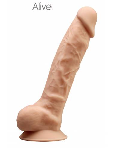 Godemichet hyper-réaliste double densité Adam 19x4.1cm