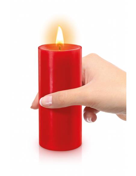 Bougie BDSM basse température rouge taille