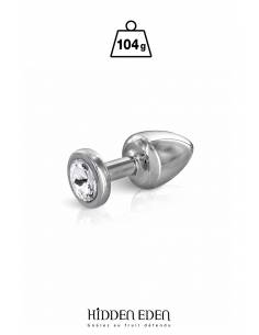 Plug/Bijoux anal acier XS 104gr Hidden Eden