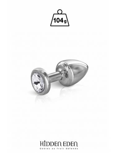 Plug/Bijoux anal acier XS 104gr Hidden Eden
