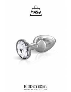 Plug/Bijoux anal acier S 145gr Hidden Eden