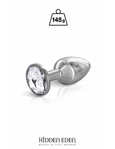 Plug/Bijoux anal acier S 145gr Hidden Eden