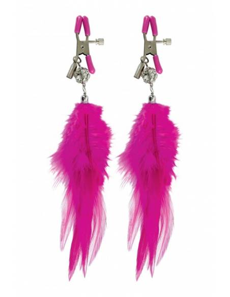 Pinces pour mamelons à plume