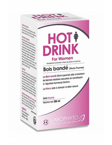 Aphrodisiaque Femme HOT DRINK bois bandé 250 ml