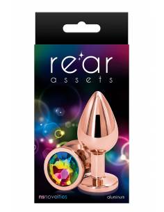 Plug anal medium aluminium Rose Gold 2