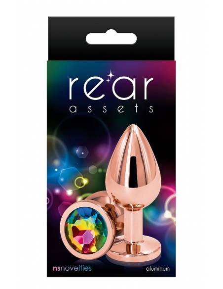 boite du Plug anal medium aluminium Rose Gold