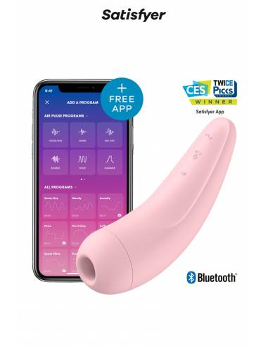 Stimulateur clitoridien connecté Satisfyer Curvy 2+