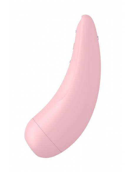 Stimulateur clitoridien connecté Satisfyer Curvy 2+ profil