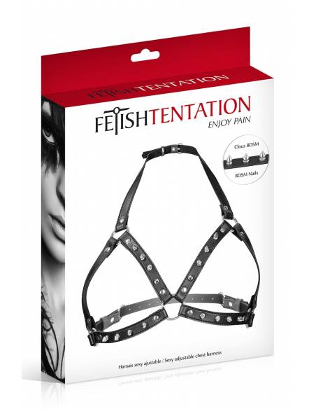 Boite du Harnais de poitrine à pointes Fetish Tentation