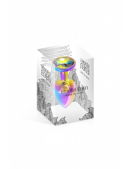 Boite du Plug bijou aluminium Rainbow taille XS