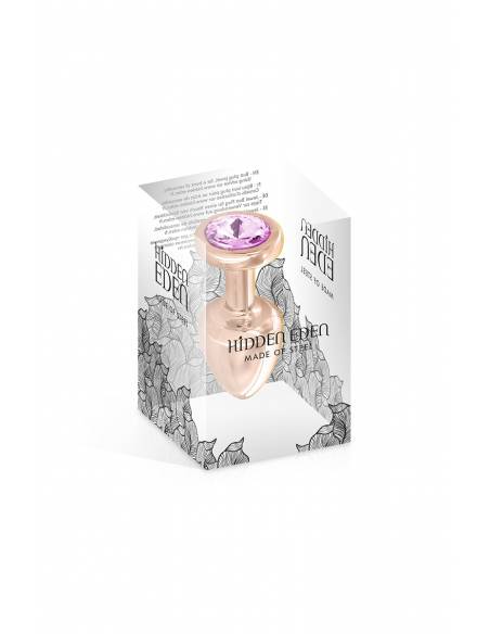 boite du Plug bijou aluminium Rose Gold taille XS
