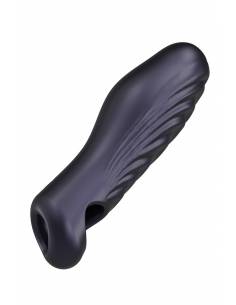 Gaine de pénis 3 en 1 Ryzer Black Plum