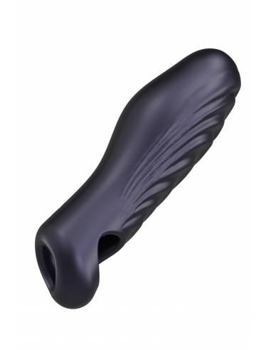 Gaine de pénis 3 en 1 Ryzer Black Plum