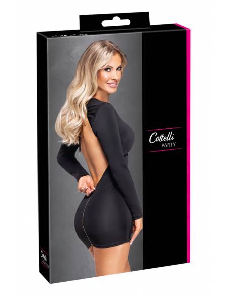 Mini robe noire dos nu Cottelli PARTY boite