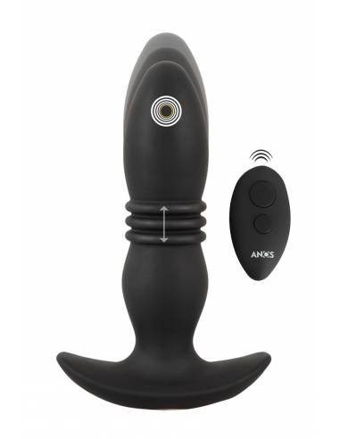 Plug anal vibrant et va-et-vient RC Thrusting Massager