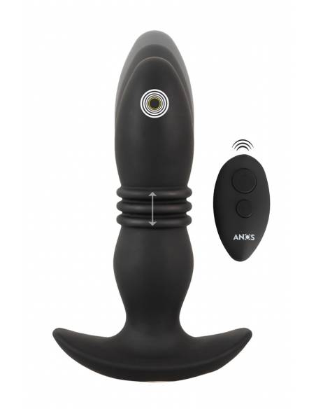 Plug anal vibrant et va-et-vient RC Thrusting Massager