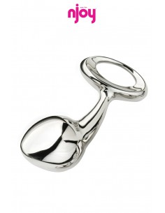 Plug anal acier chirurgical Njoy version large.