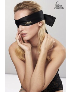Bandeau long en Satin noir