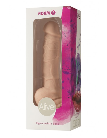 Boite du Godemichet ultra-réaliste en silicone Adam 18cm