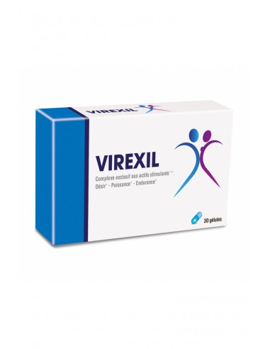 Stimulant sexuel masculin Virexil 30 gélules