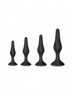 4 plugs anal silicone pour varier les plaisirs suivant les occasions 2