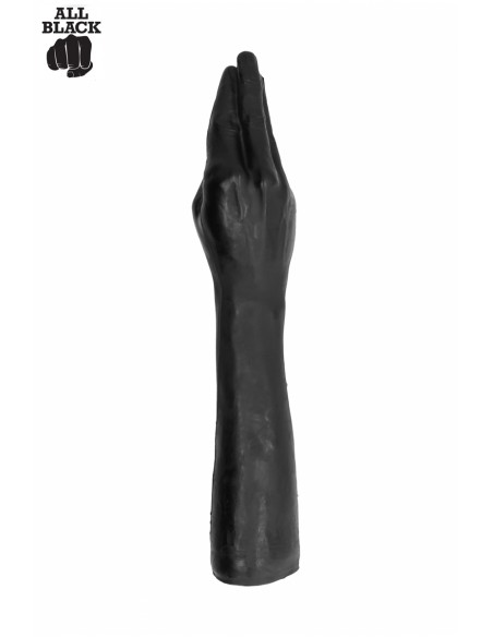 Godemichet XXL All Black Fucker 37cm vu du dessus