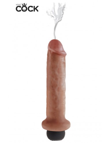 Ejaculation puissante du Godemichet réaliste éjaculateur King Cock 18cm