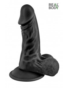 Godemichet Real Body Mike Noir, ultra réaliste avec toucher réalistic touch skin