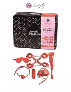 Coffret d'Initiation Fetish/SM 8 pièces - rouge