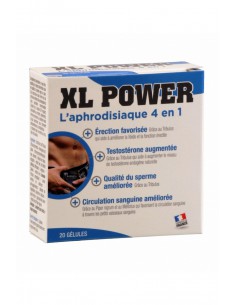 Aphrodisiaque 4 en 1 XL Power boite de 20 gélules