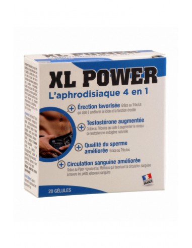 Aphrodisiaque 4 en 1 XL Power boite de 20 gélules