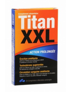Aphrodisiaque Titan XXL boite de 20 compimés