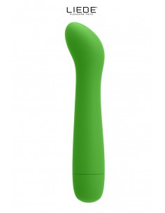 Vibromasseur 100% silicone spécial point G vert