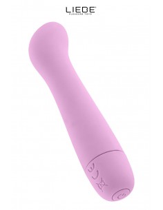 Vibromasseur 100% silicone spécial point G rose 2
