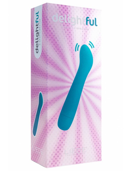Boite du Vibromasseur spécial Point G Delightful bleu